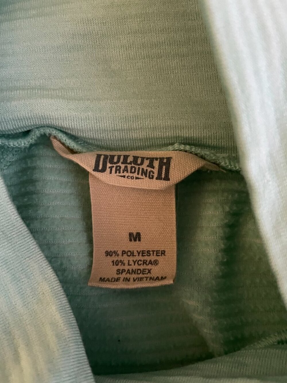 Duluth Trading Women M Light Blue Scenic View Lightweight Fleece Tunic Granola - Picture 9 of 9